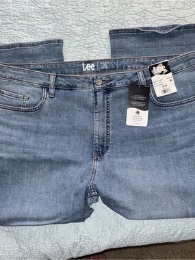 Lee Midrise Capri Jeans - Ultramarine Blue